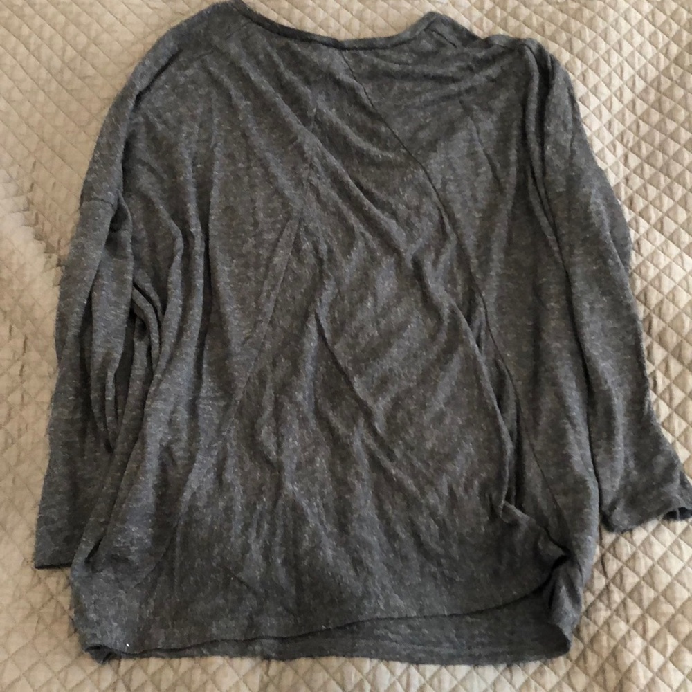 Gray shirt